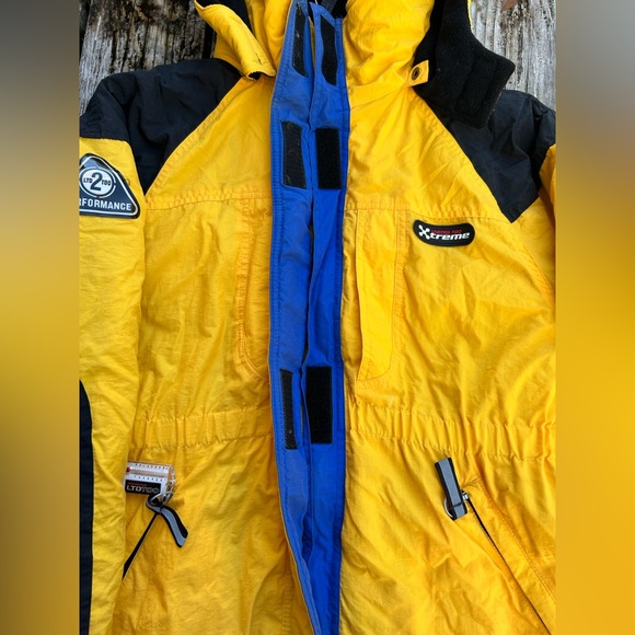 NWT Limited Too Xtreme Performance Women’s Yellow Full Zip XL Hooded Ski Parka - Picture 5 of 8